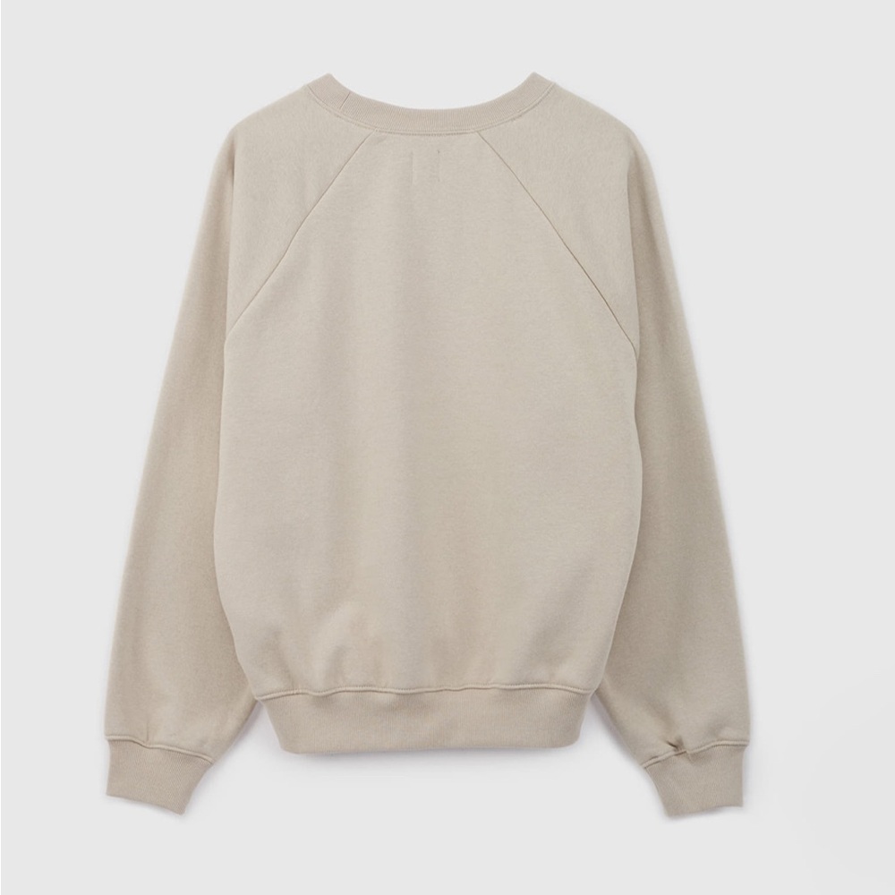 GAP Moonstone Beige Vintage Soft Raglan Sweatshirt - Picture 6 of 14